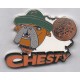 Chesty USMC Red titles Silver